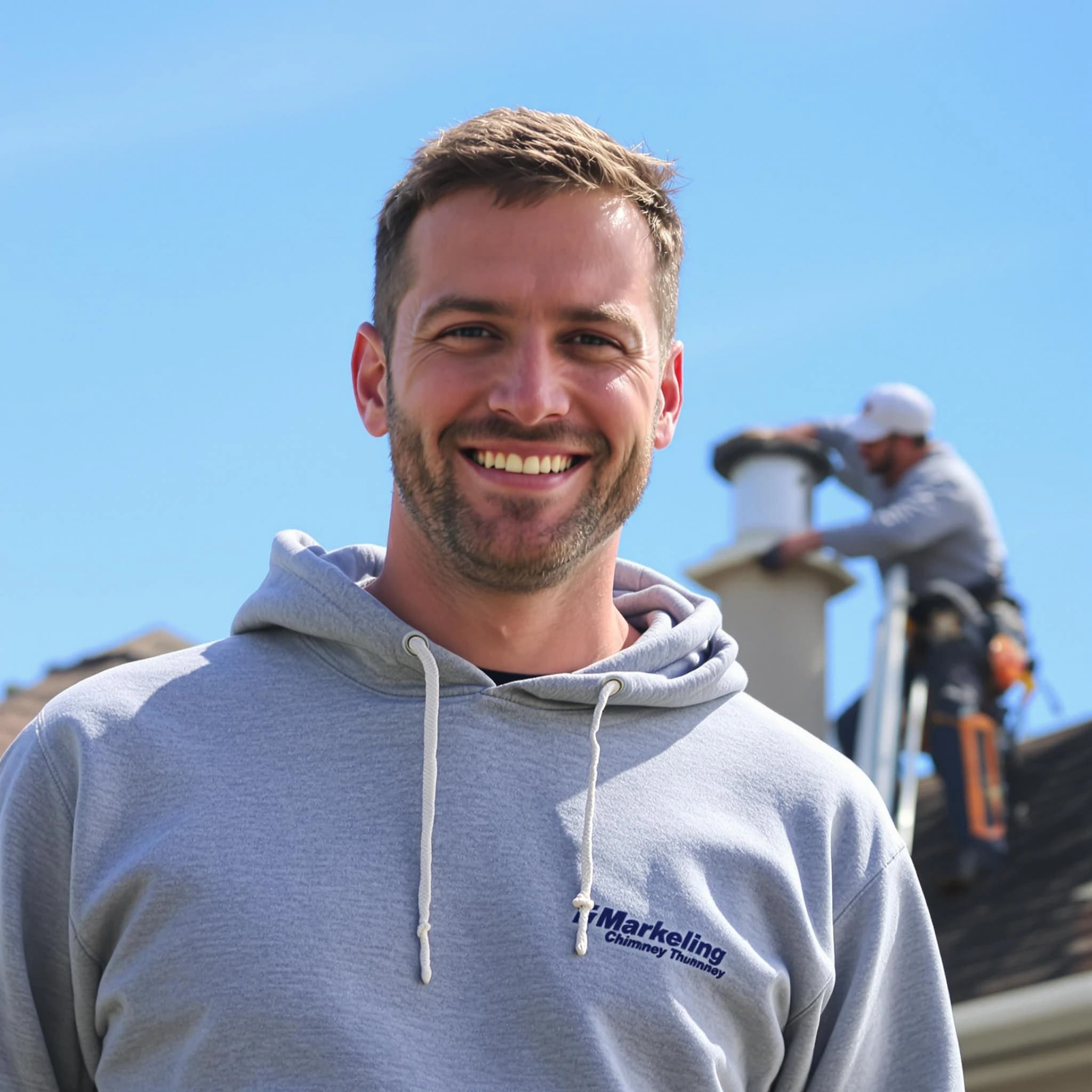 The Harrah Chimney Sweep team.